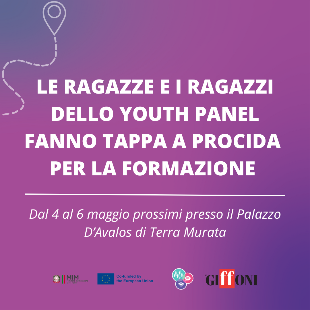 Il progetto Generazioni Connesse a Procida con i 40 ragazzi dello Youth Panel dal 4 al 6 maggio